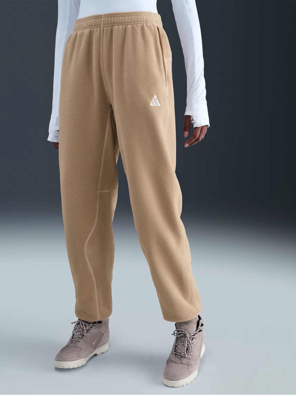 Nike ACG Tan Fleece Jogger Pants size M